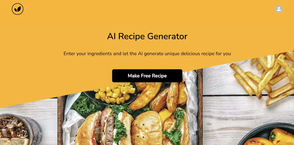 AI Recipe Generator screenshot 1 of 2