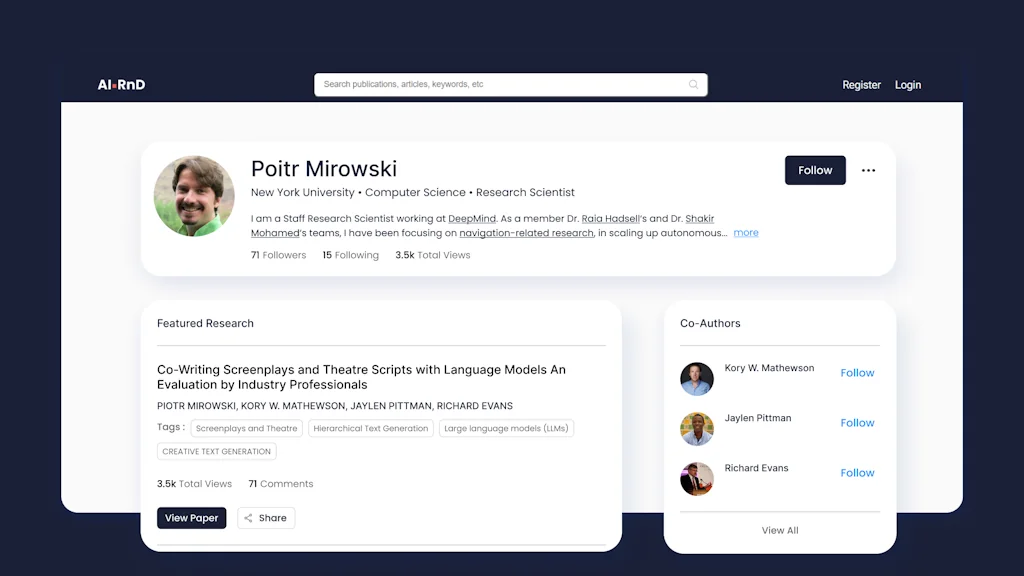 AI RnD - Discover AI Research Papers screenshot 3 of 3