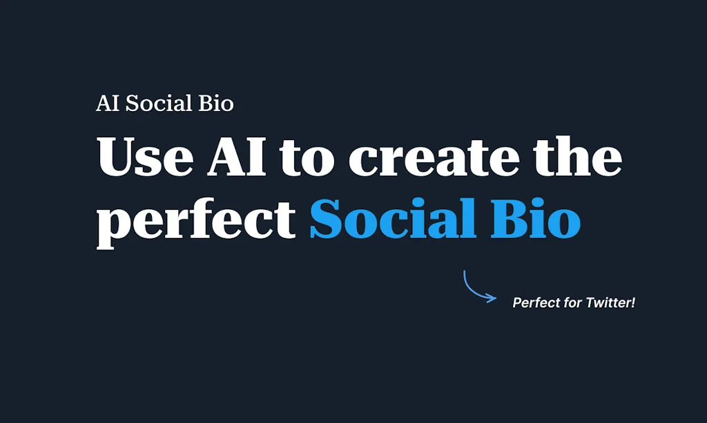 AI Social Bio screenshot 1 of 5