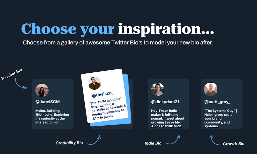 AI Social Bio screenshot 3 of 5