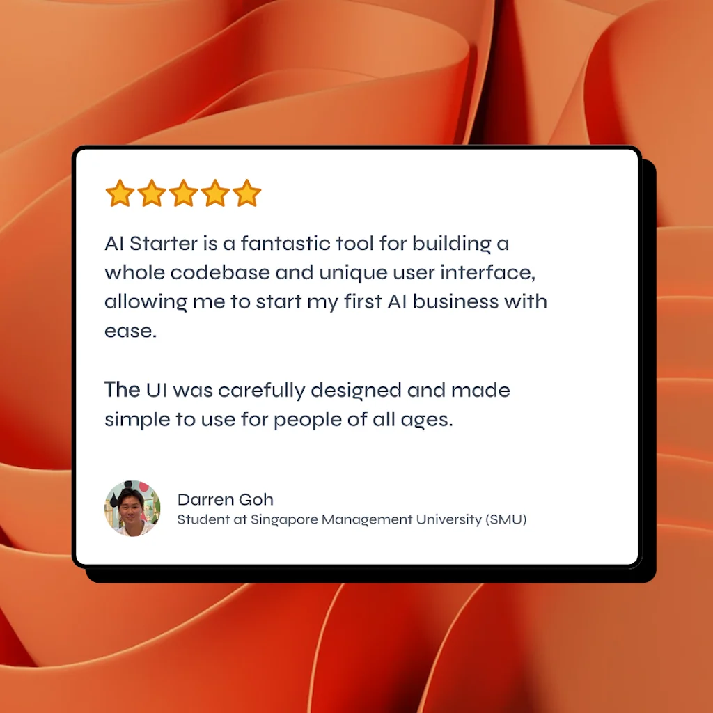 AI Starter | An AI "Biz-in-a-Box" screenshot 6 of 6