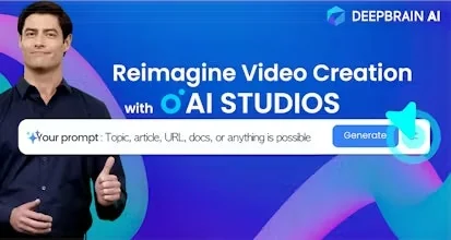 AI Studios by DeepBrain AI screenshot 1 of 4
