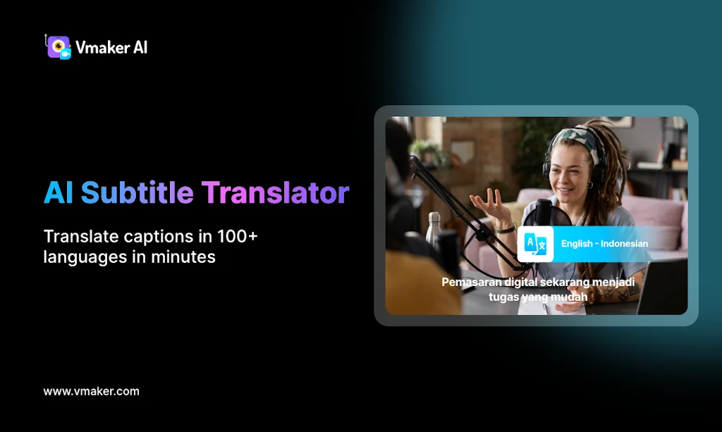AI Subtitle Generator by Vmaker AI screenshot 3 of 6