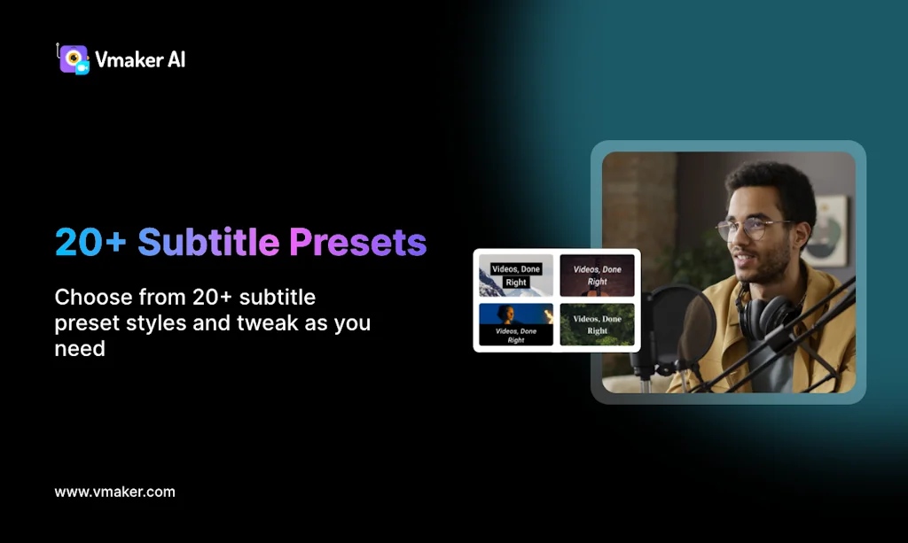 AI Subtitle Generator by Vmaker AI screenshot 4 of 6