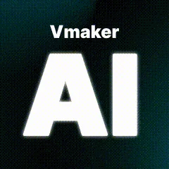 AI Subtitle Generator by Vmaker AI logo