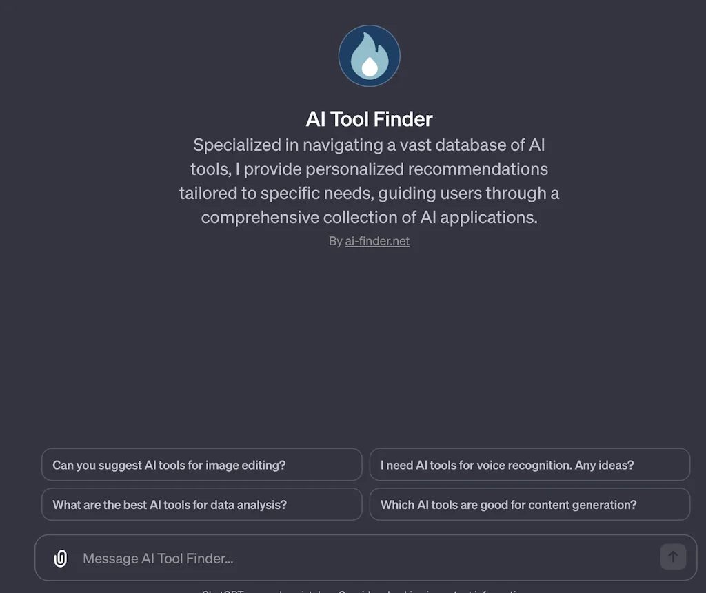 AI Tool Finder (CustomGPT) by AI Finder screenshot 2 of 5