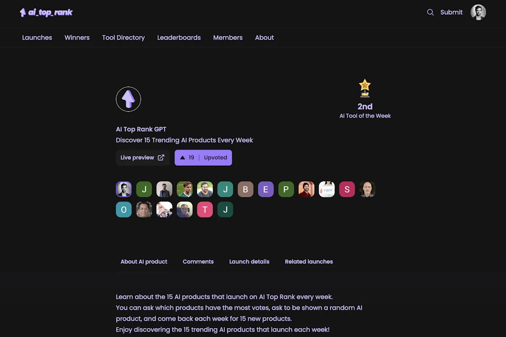 AI Top Rank screenshot 3 of 3