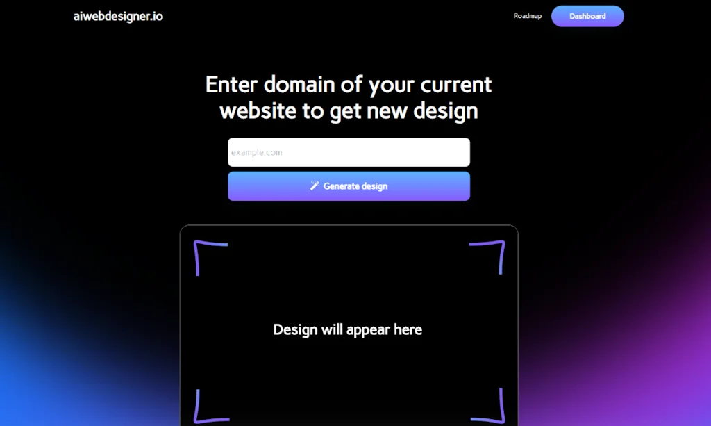 AI Web Designer screenshot 1 of 3