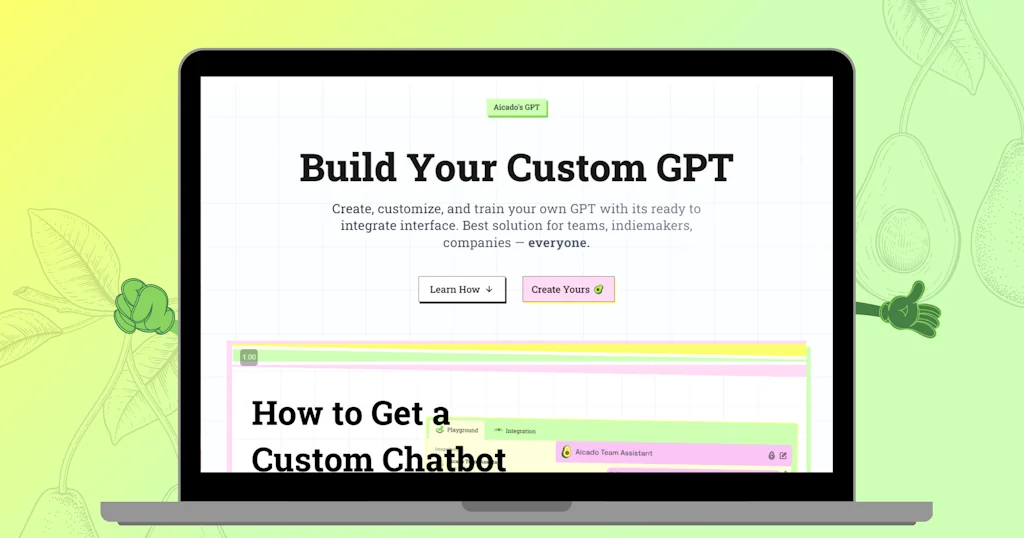 Aicado's GPT: Customize, Train, Embed screenshot 1 of 7