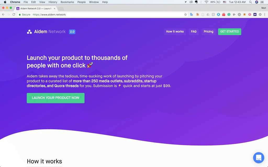 Aidem Network screenshot 1 of 2