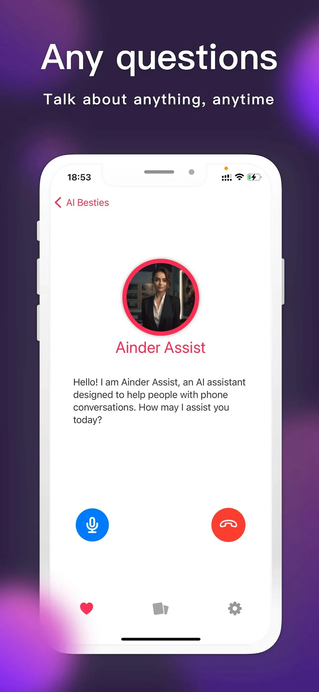Ainder - Find AI Friends like Tinder screenshot 3 of 3