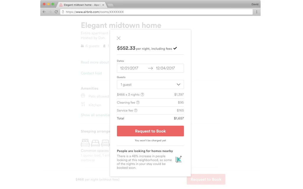 Airbnb Price Per Night Correcter screenshot 2 of 6