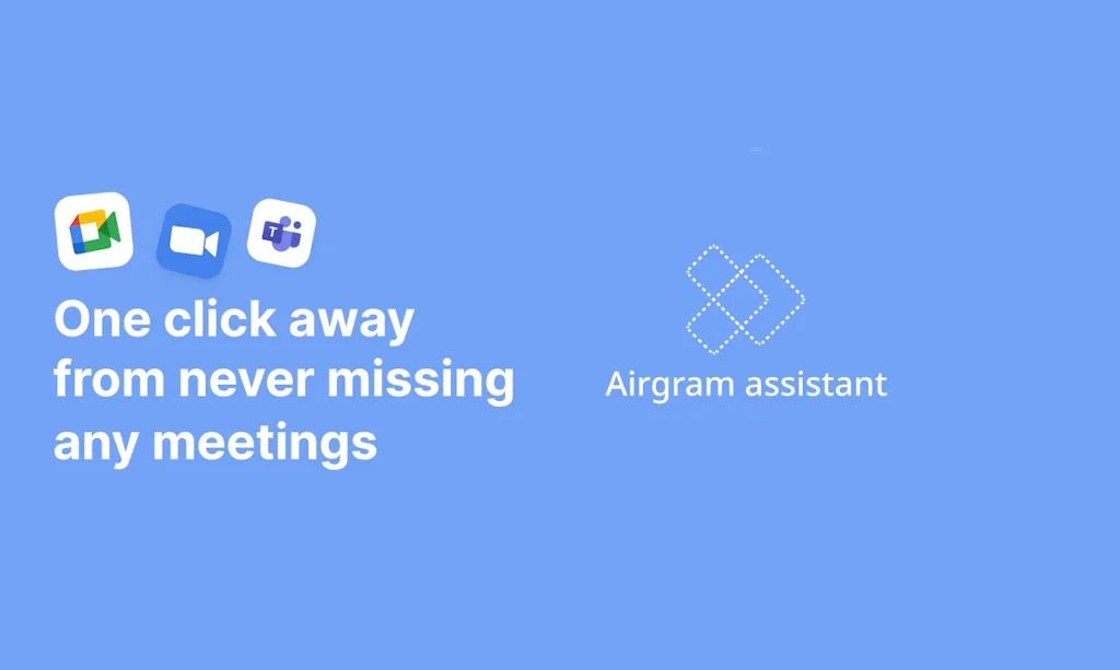 Airgram for Google Meet & Zoom screenshot 2 of 8