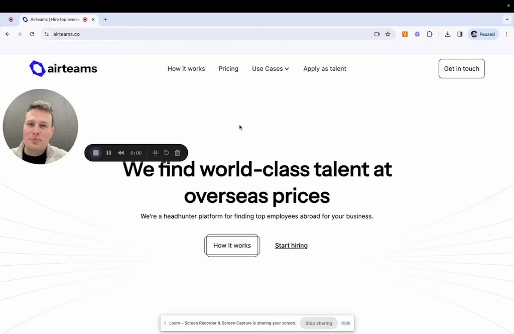 airteams screenshot 1 of 3