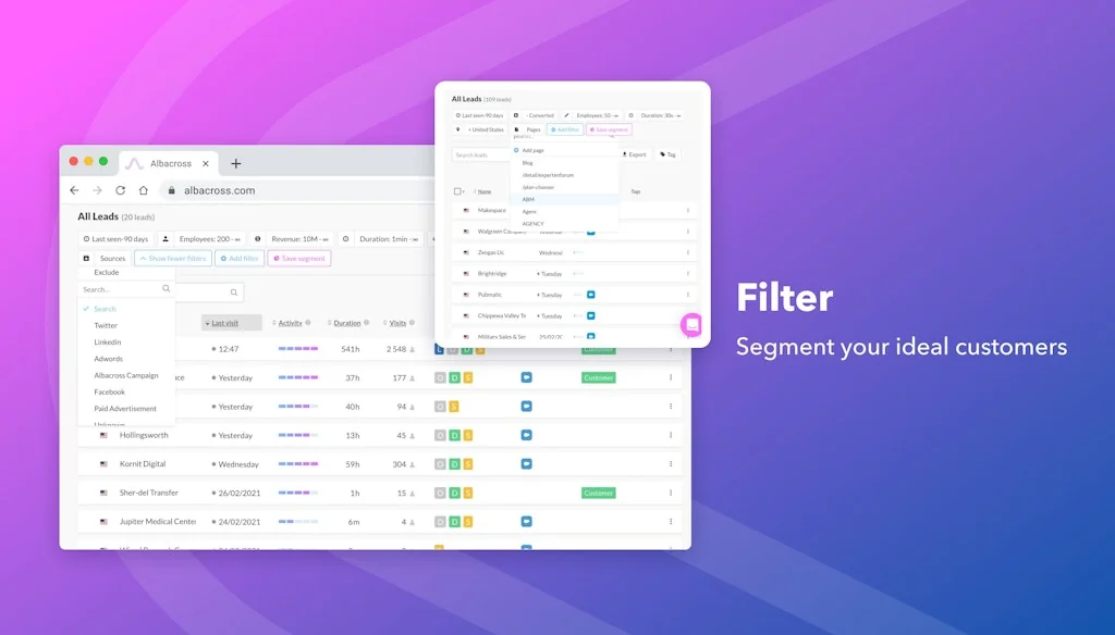 Albacross screenshot 3 of 6