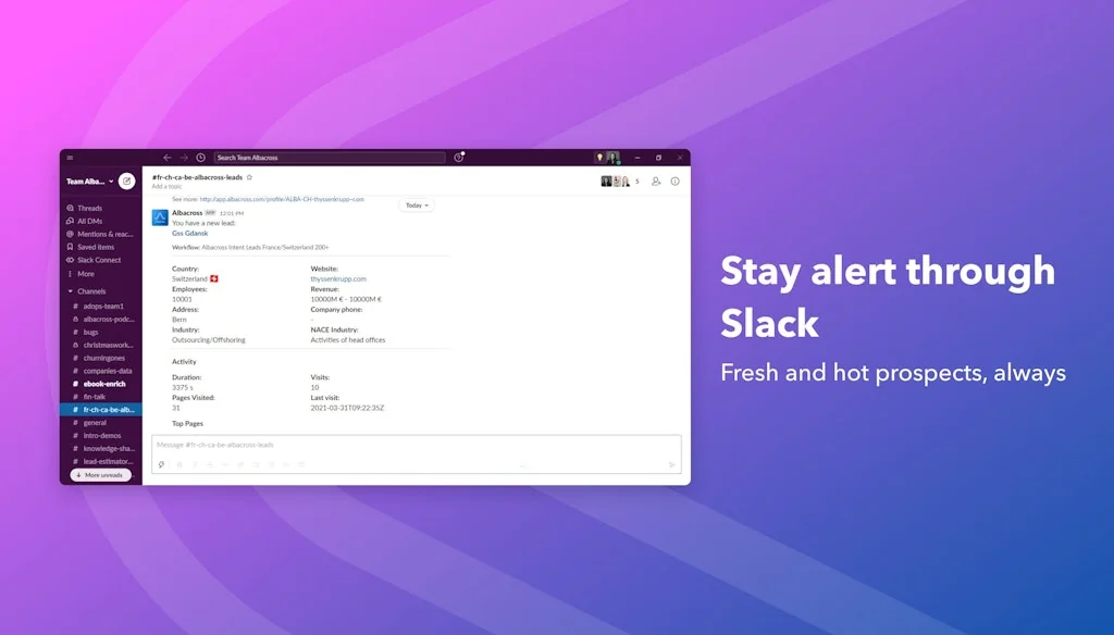 Albacross screenshot 6 of 6