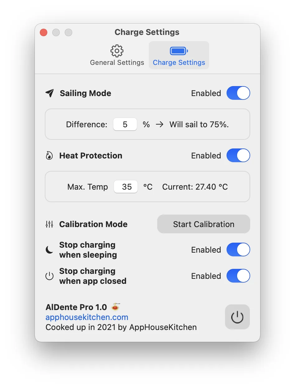AlDente screenshot 3 of 6