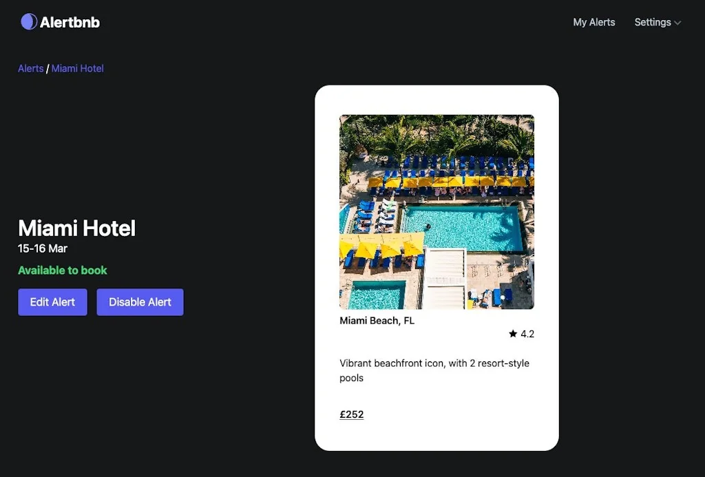 Alertbnb screenshot 3 of 6
