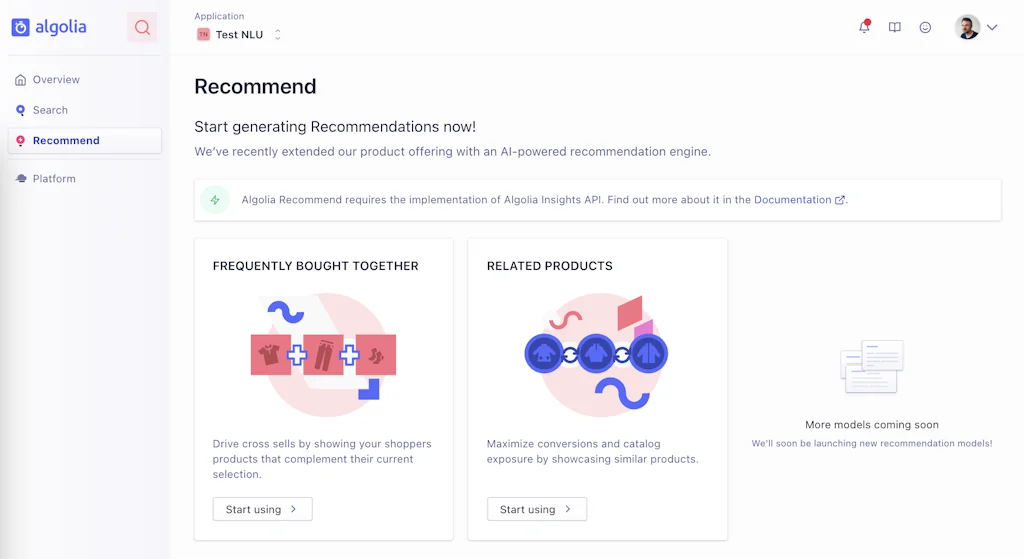 Algolia screenshot 2 of 3