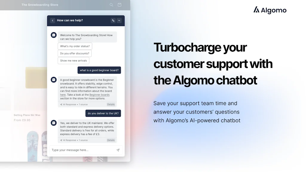 Algomo screenshot 1 of 3