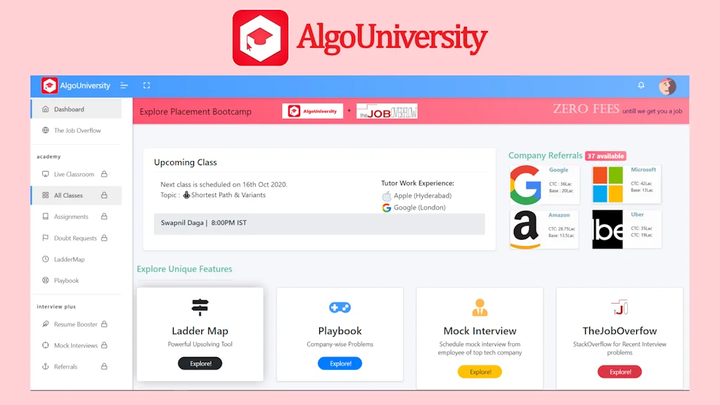 AlgoUniversity screenshot 1 of 4