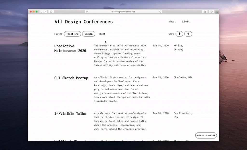 All Design Conferences screenshot 3 of 3