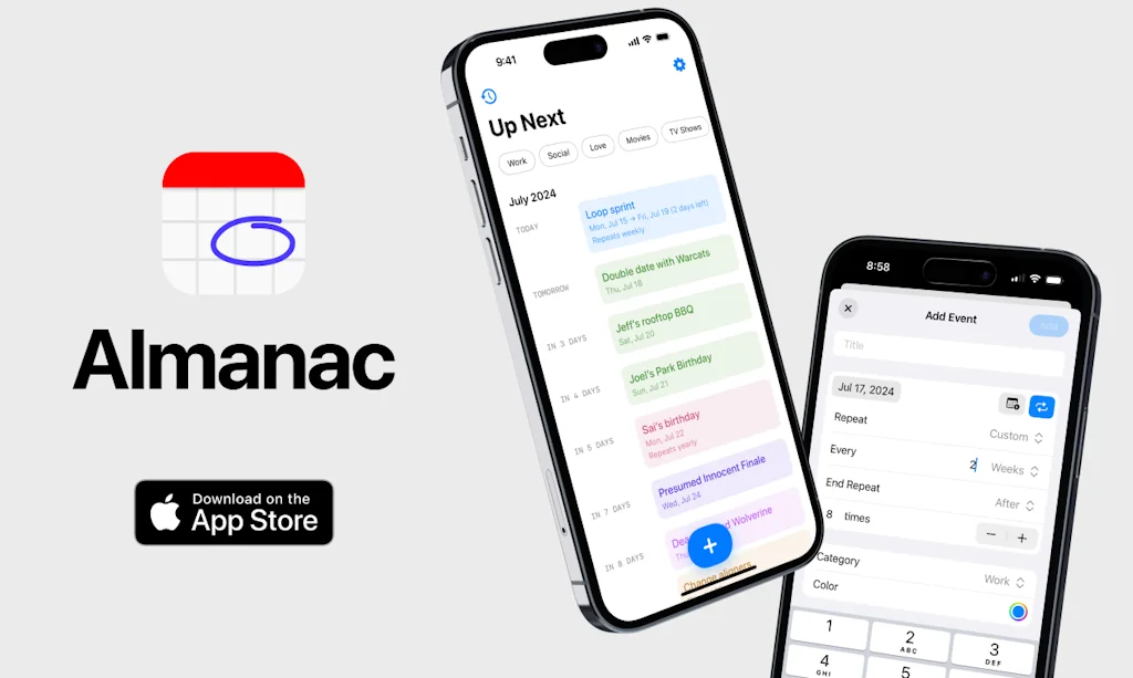 Almanac screenshot 1 of 4