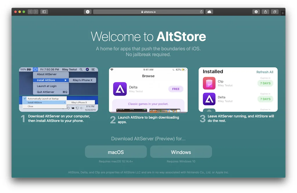 AltStore.io screenshot 4 of 4