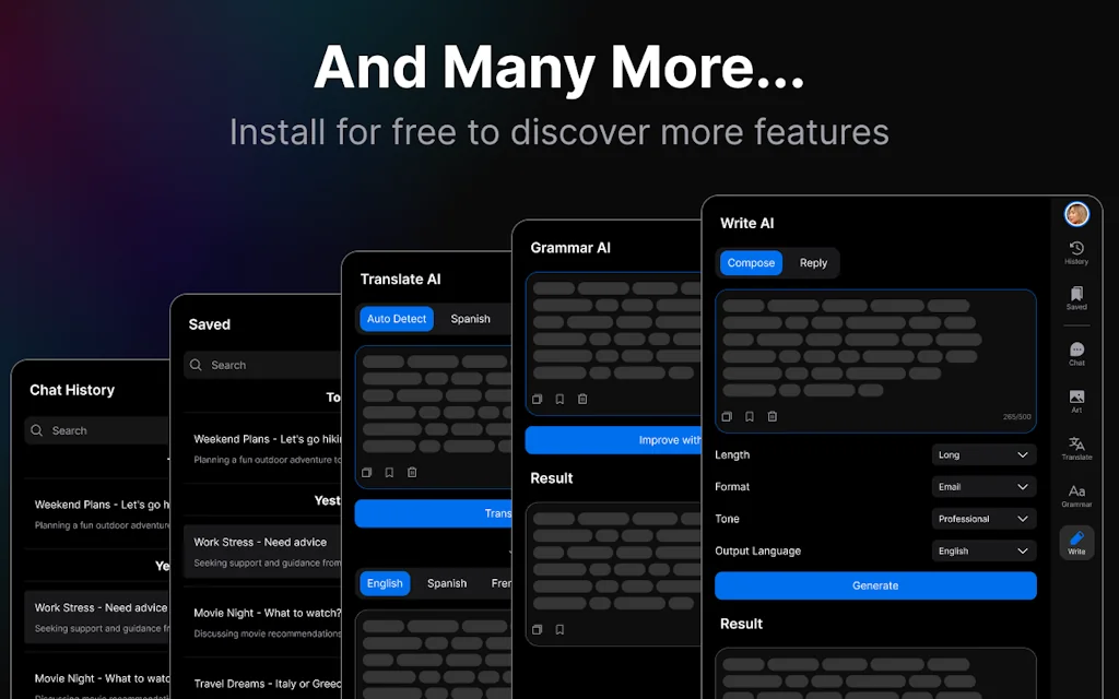 Alva AI - Sidebar Chrome extension screenshot 5 of 6