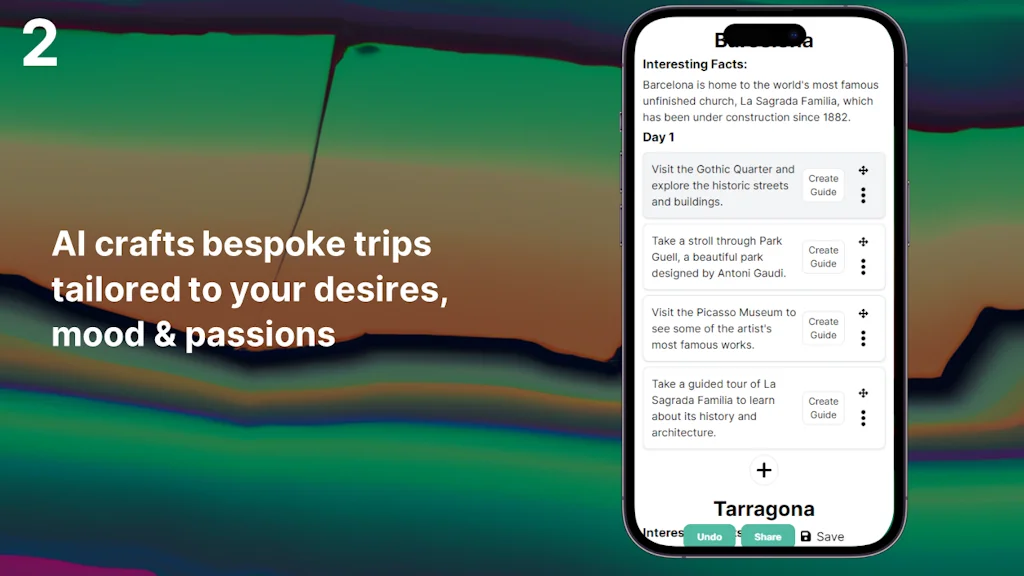 AMBLR - AI Travel Planner screenshot 2 of 3