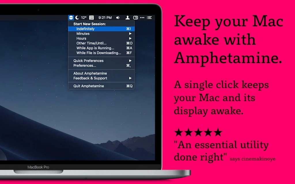 Amphetamine screenshot 1 of 4