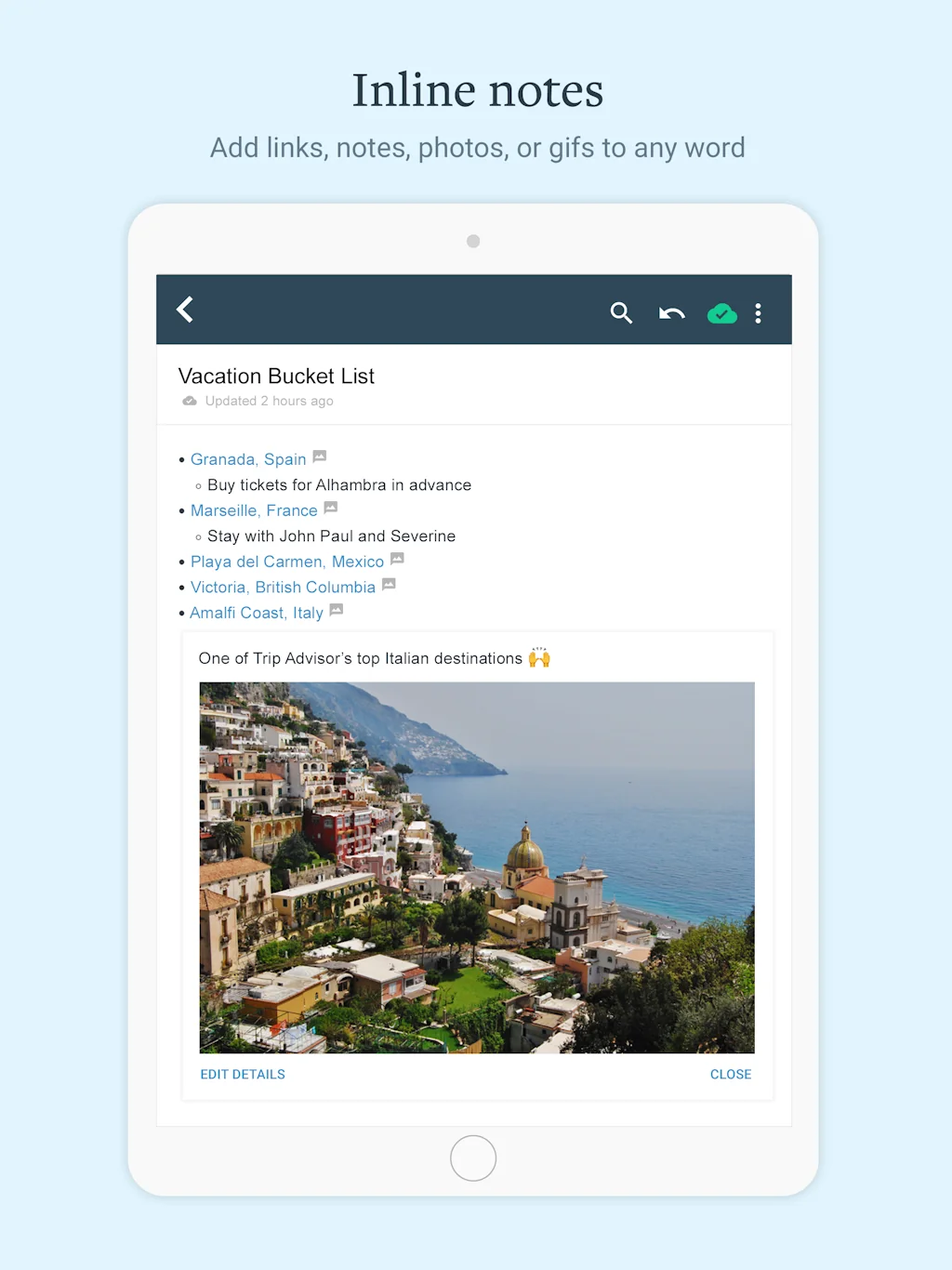 Amplenote screenshot 3 of 6