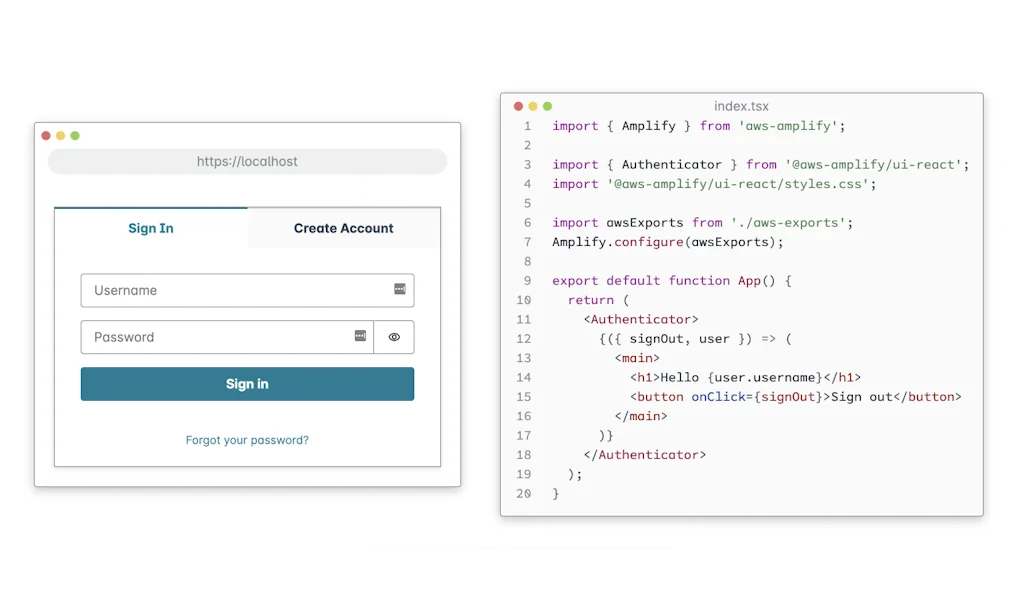Amplify UI screenshot 4 of 4