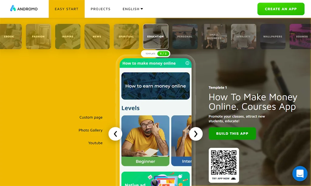 Andromo screenshot 3 of 6