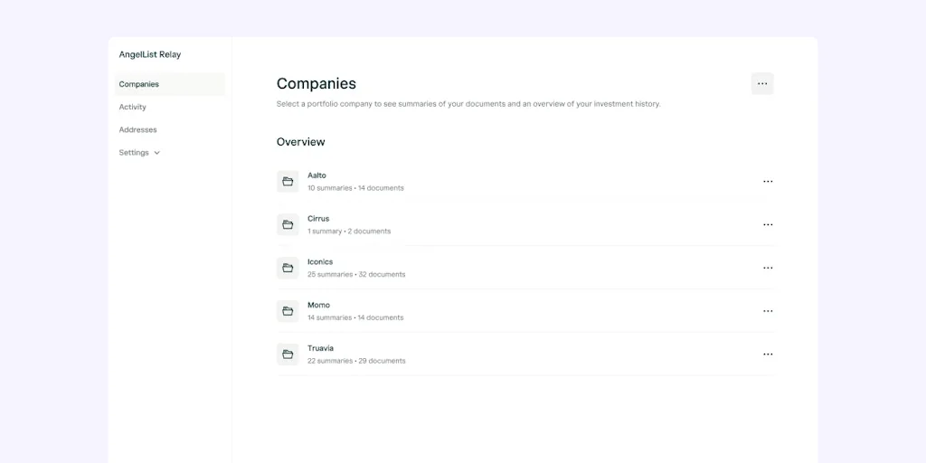 AngelList screenshot 3 of 5