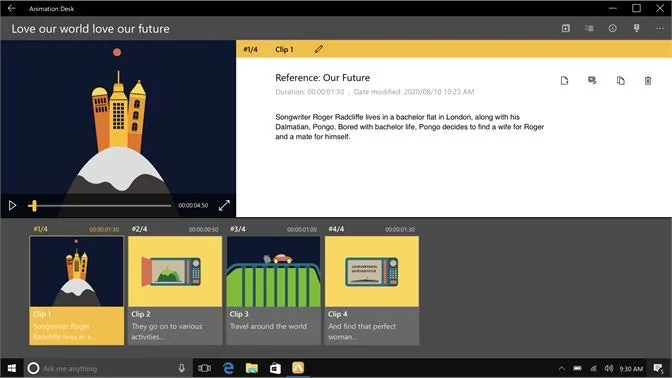 Animation Desk For Windows screenshot 2 of 8