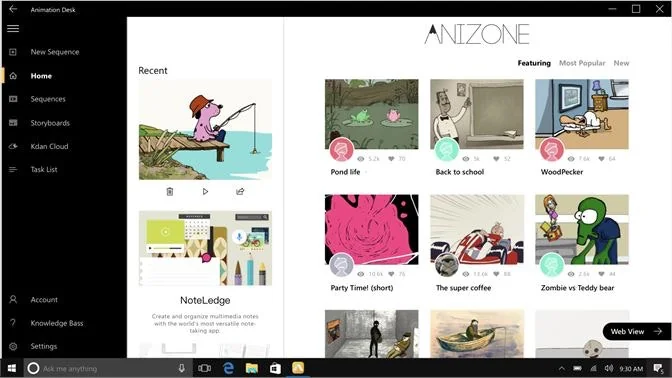 Animation Desk For Windows screenshot 4 of 8