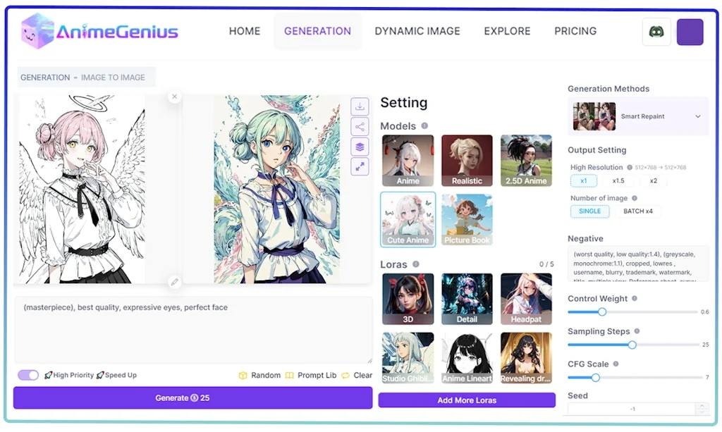 AnimeGenius-Anime AI Generator screenshot 4 of 6