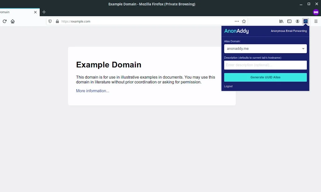 AnonAddy screenshot 8 of 9