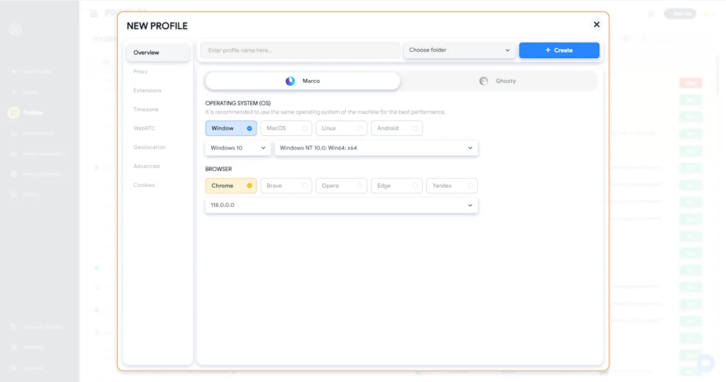 Antidetect Browser Hidemyacc screenshot 3 of 4