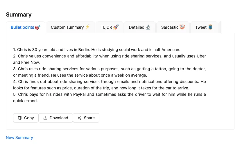 Any Summary screenshot 1 of 2