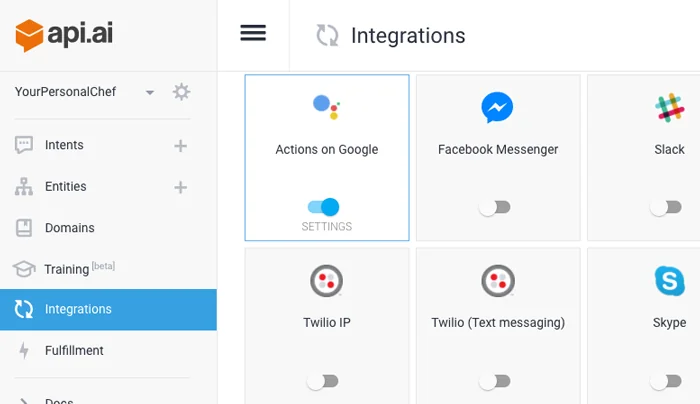 api.ai screenshot 1 of 4