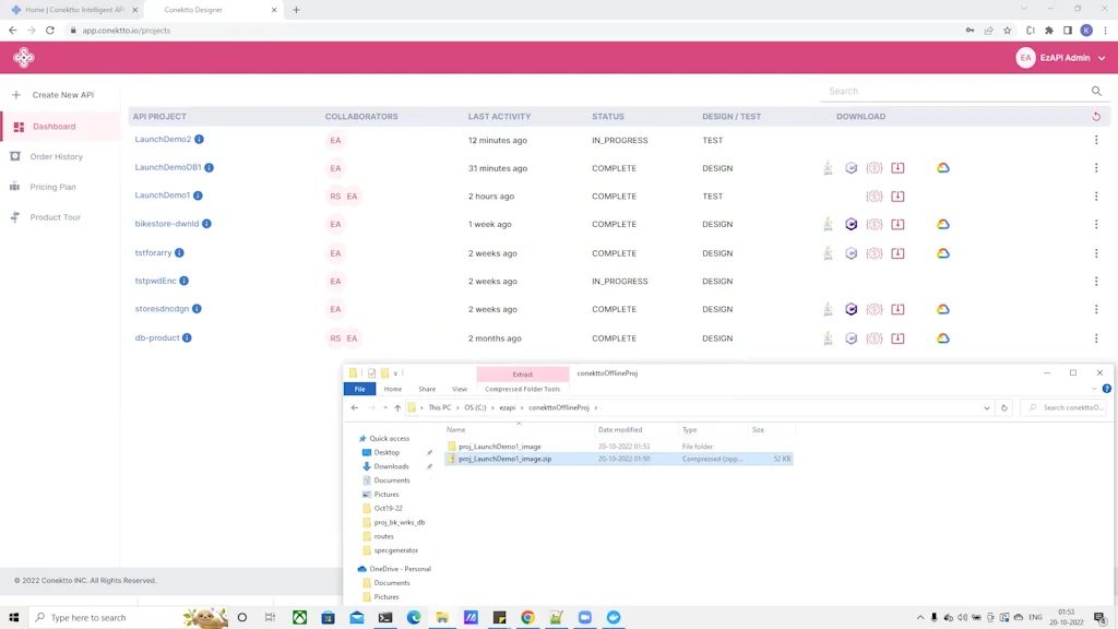 Conektto API Test Harness screenshot 11 of 21