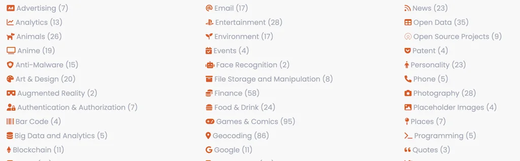 APIsList screenshot 2 of 3
