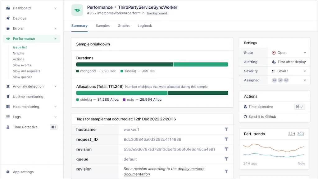AppSignal screenshot 2 of 3