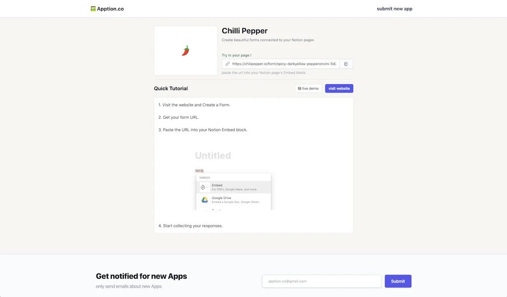 Apption for Notion screenshot 2 of 3