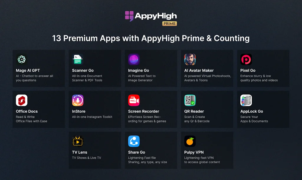 AppyHigh Prime screenshot 2 of 3