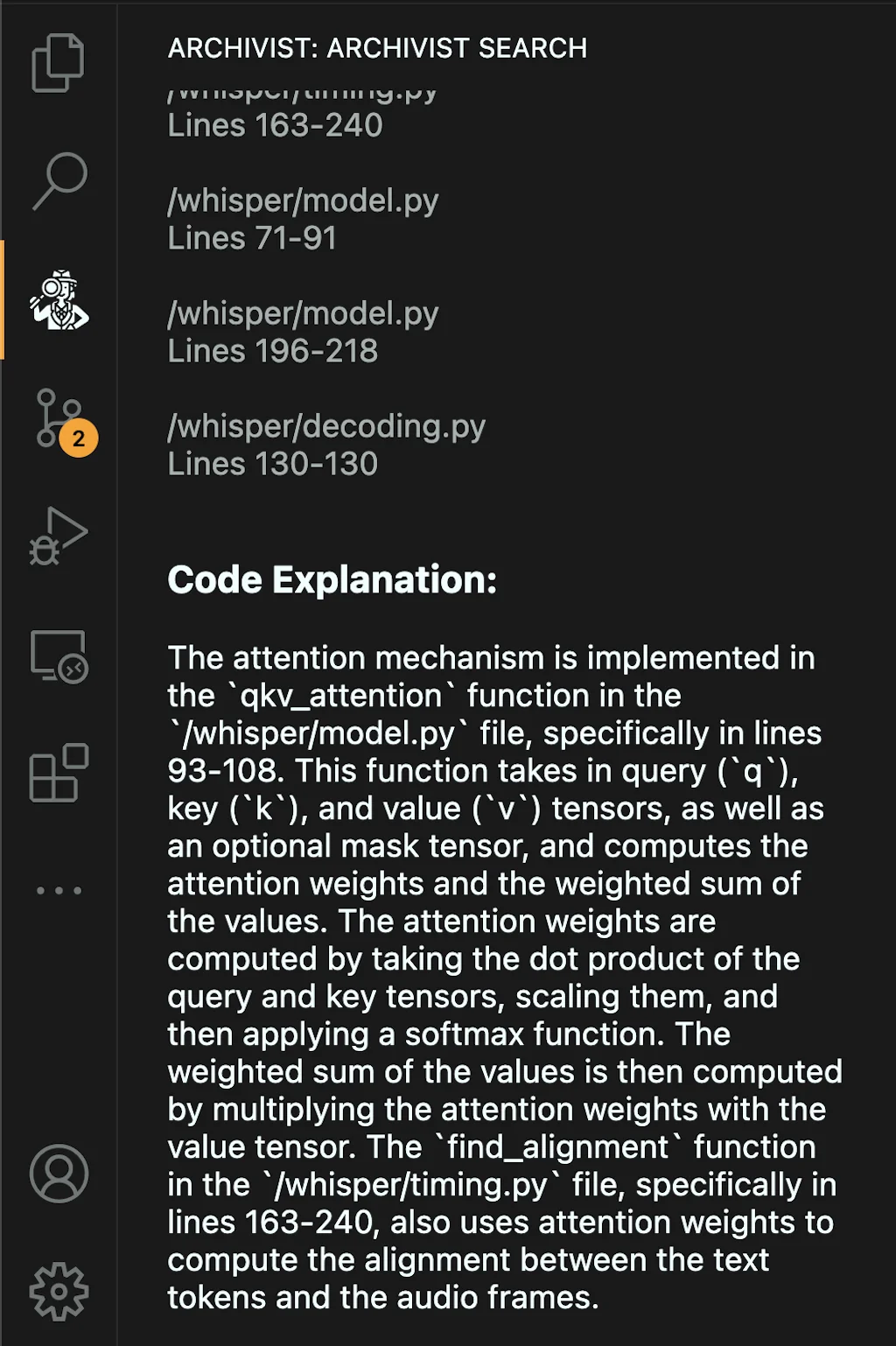Archivist: AI Search for Code screenshot 3 of 5