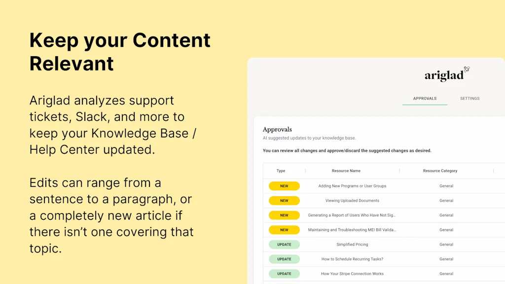 Ariglad YC W23 screenshot 1 of 5
