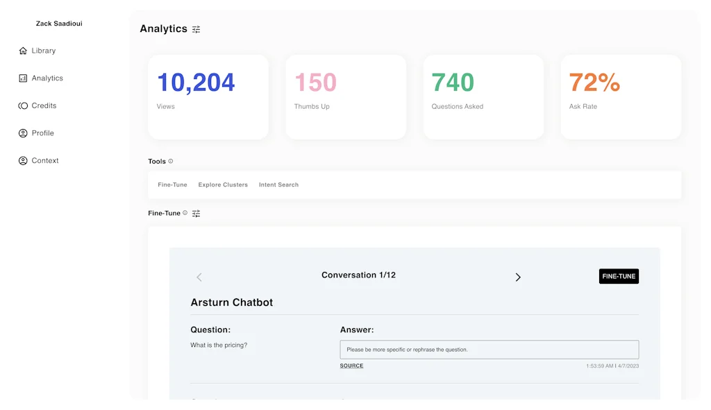 Arsturn AI screenshot 3 of 5